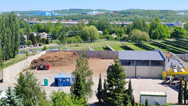 PEC S.A. Wałbrzych - hala podawania biomasy